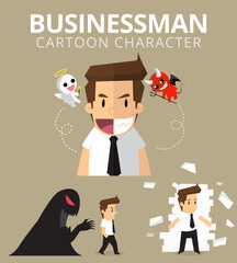 Set,Businessman Character