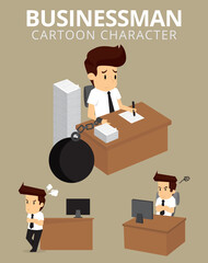 Set,Businessman Character