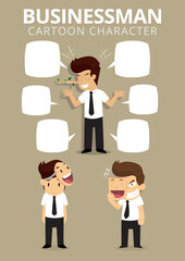 Set,Businessman Character