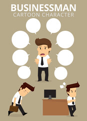 Set,Businessman Character