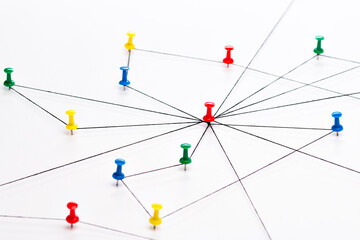 Netzwerk, Network, Verbindung, Kommunikation