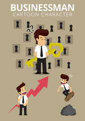 Set,Businessman Character