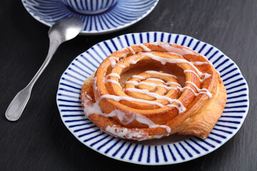 Danish pastry with coffee