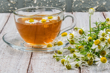 herbal tea with chamomile