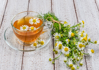 herbal tea with chamomile