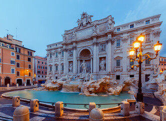 Obraz na płótnie Canvas Rome. Trevi Fountain.