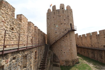 Interior del Castllo de Farners en Santa Coloma de Farners, Catalunya