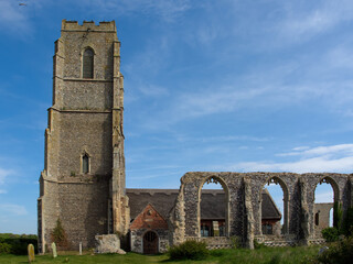St Andrew's Covehithe with Benacre Church in Covehithe