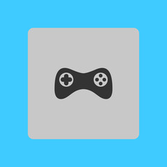 Gamepad icon. Vector. Flat design style. Joypad symbol.