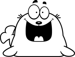 Happy Cartoon Seal