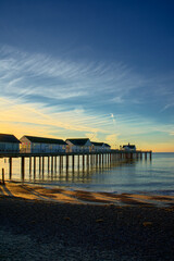 Sunrise over Southwold Pier