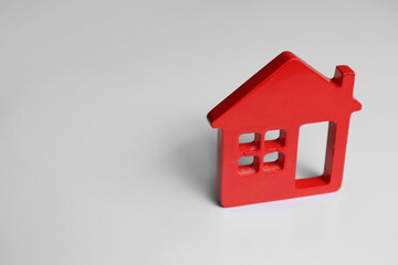 House model on white background