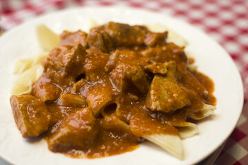 traditional Hungarian goulash