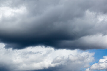 Blue sky with white clouds