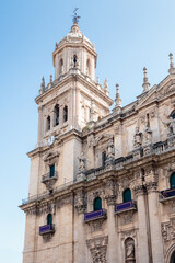 Fototapeta na wymiar Monumento - Catedral de la Asunción de Jaén, Andalucía, España
