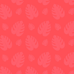 Pink, summer, exotic vector pattern.