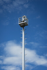 light port against a sky background