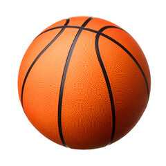 Basketball ball isolated on white background