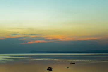 Fototapeta premium The last light of the day.