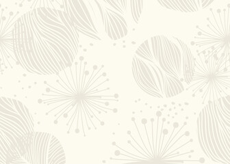 Greeting card with floral background