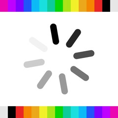 loading icon stock vector illustration flat design