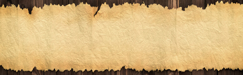 Texture old paper on plank table, high resolution background
