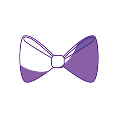 bow tie icon over white background. vector illustration