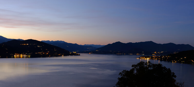 lake maggiore night