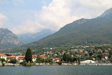 Mandello del Lario on Lake Como, Lombardy Italy