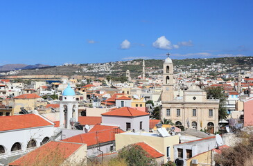 Panoramic view of Chania. Crete, Greece.