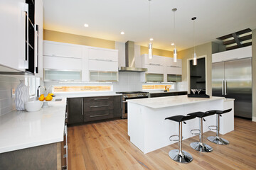 Luxury kitchen in a brand new home
