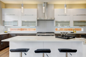 Luxury kitchen in a brand new home