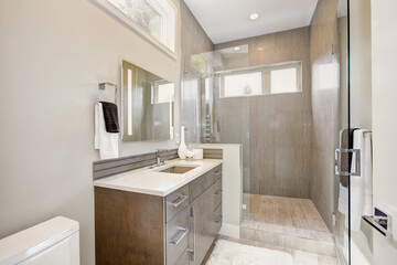 Contemporary bathroom interior