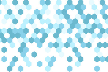 hexahedron abstract background