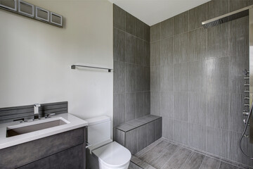 Contemporary bathroom interior