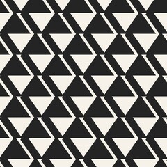 Abstract concept vector monochrome geometric pattern. Black and white minimal background. Creative illustration template. Seamless stylish texture. For wallpaper, surface, web design, textile, decor.