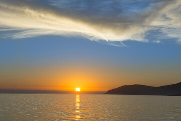 Obraz na płótnie Canvas Ocean sunset