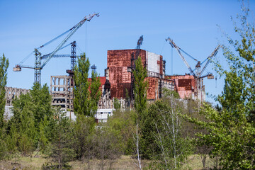 Fototapeta na wymiar Chernobyl reactor unit 5
