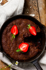 chocolate chip skillet cookie
