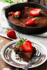 chocolate chip skillet cookie