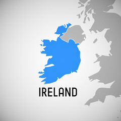 Ireland - map