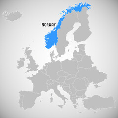 Norway - map