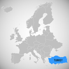 Turkey - map