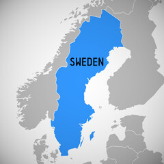 Sweden - map