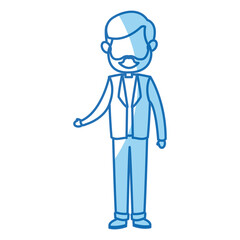 father dad male member of family vector illustration