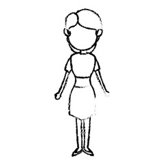 mom woman family people icon vector illustration