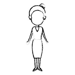 mom woman family people icon vector illustration