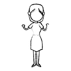 mom woman family people icon vector illustration