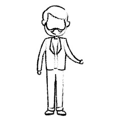 father dad male member of family vector illustration