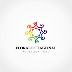 Colorful Octagonal Logo